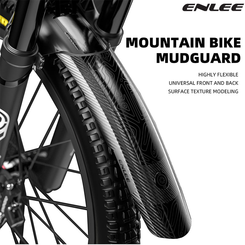 Mountain Biking In The Rain - 엔리 산악 자전거 머드가드 다운힐 자전거