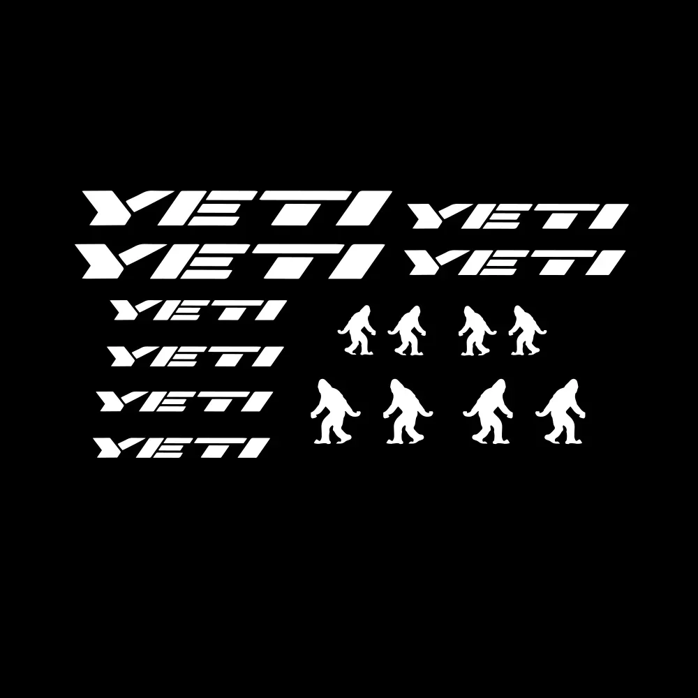 Mountain Biking Equipment - YETI 자전거용 방수 비닐 컷 스티커