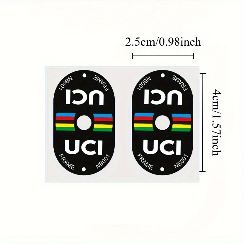 Mountain Biking Uci - 2Pcs UCI 인증 자전거 밸브 스티커