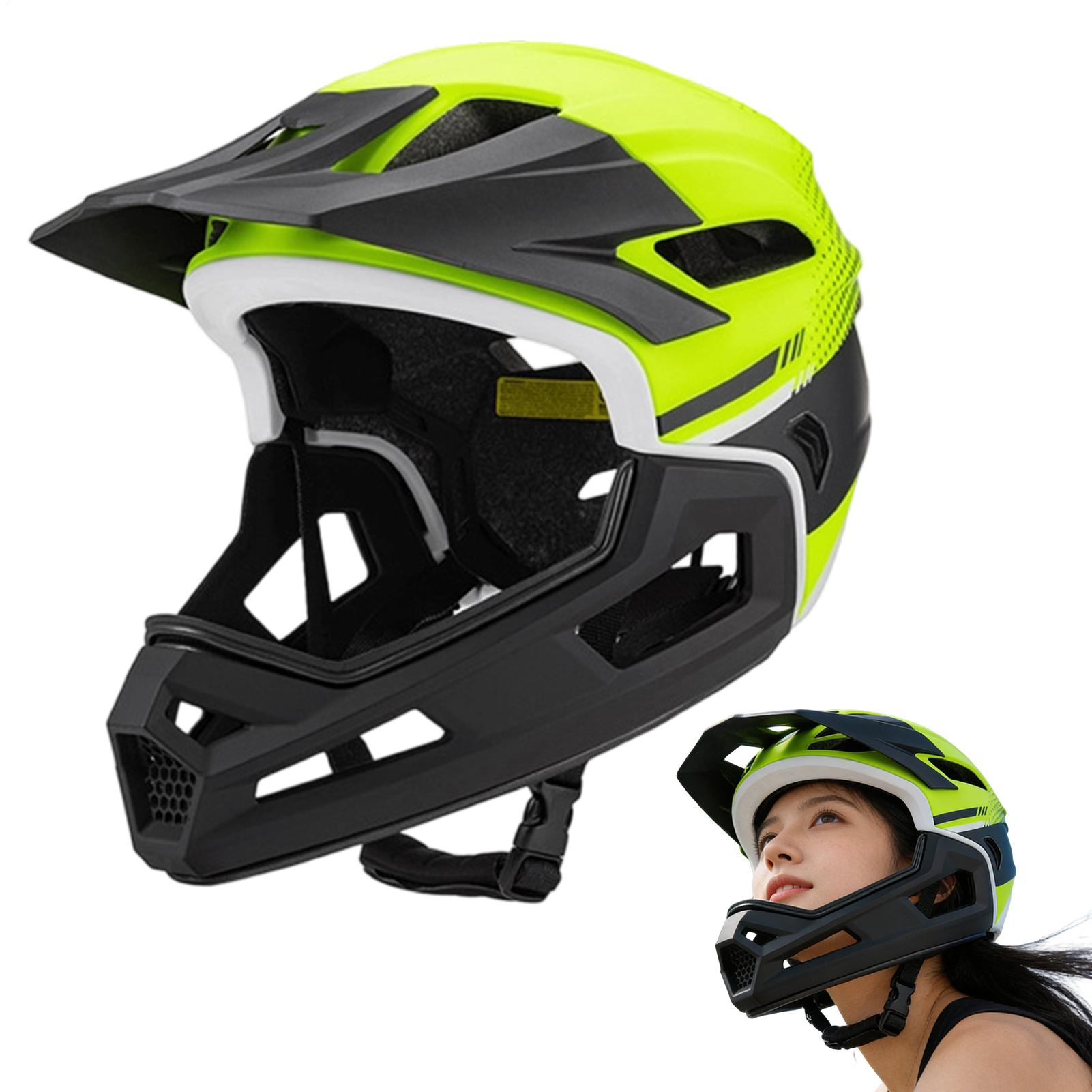 Mountain Biking Full Face Helmet - 산악 자전거 풀페이스 헬멧 사이클링 헤드