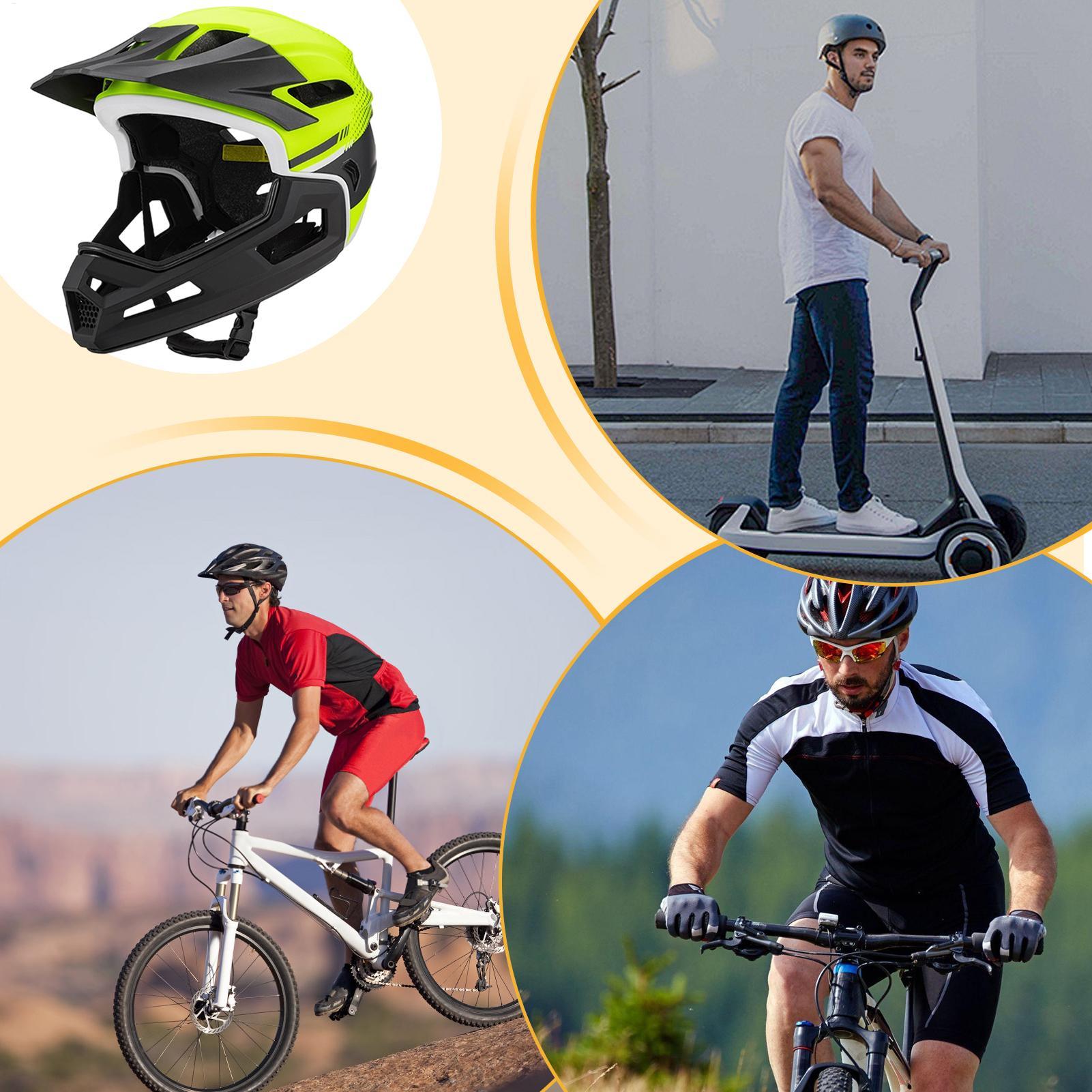 Mountain Biking Full Face Helmet - 자전거 헬멧 풀페이스 사이클링 머리 보호