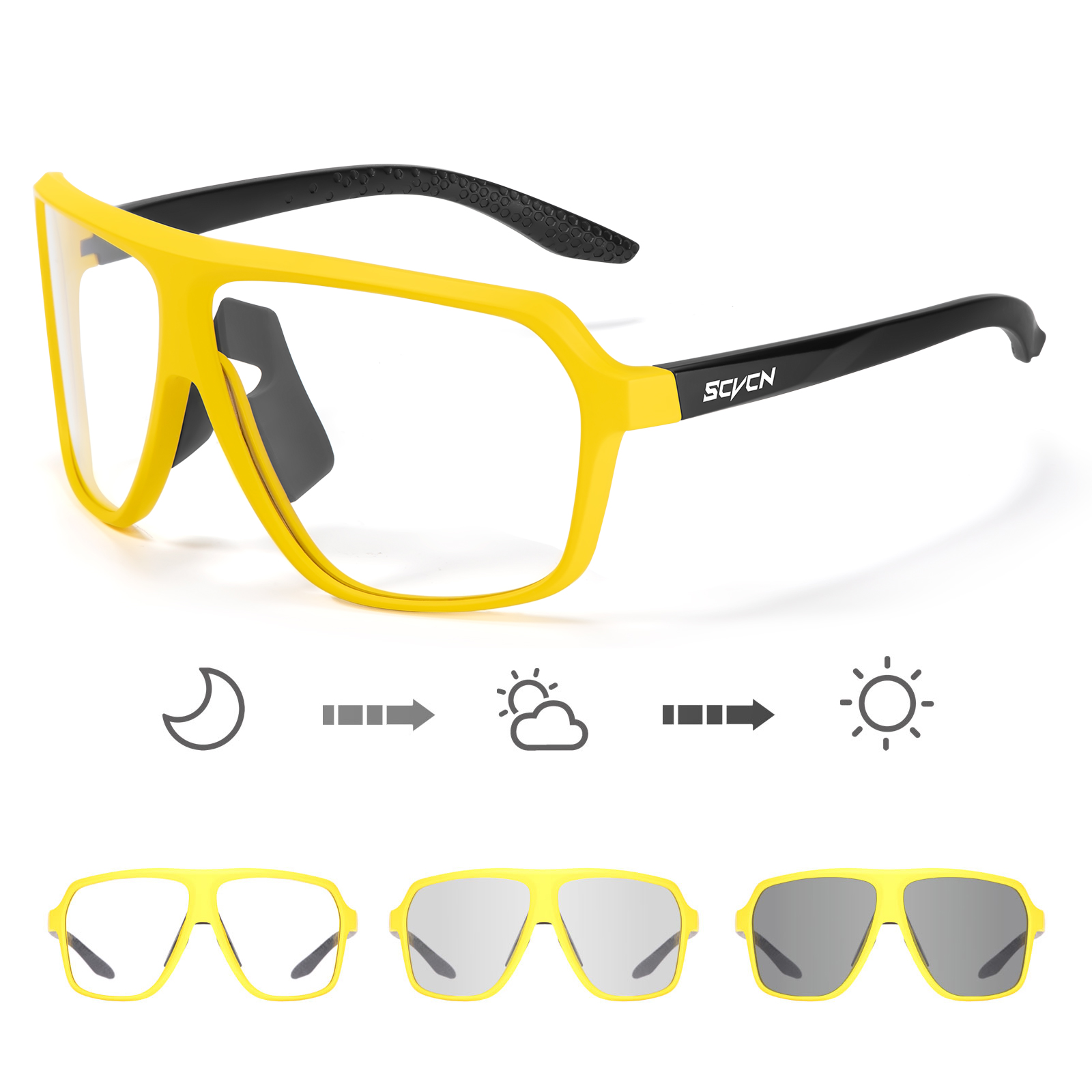 Mountain Biking Sunglasses - SCVCN 사이클링 선글라스 고글 자전거 MTB