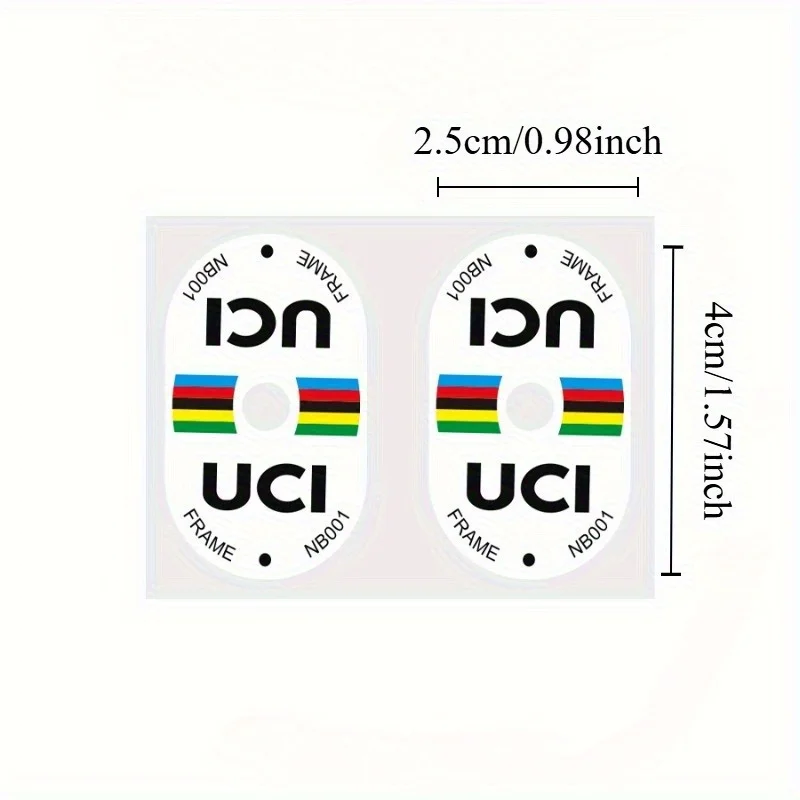 Mountain Biking Uci - 2PCS UCI 인증 밸브 스티커 도로