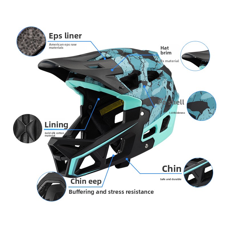 인기 산악자전거 오프로드 다운힐 성인용 풀페이스 사이클 - Mountain Biking Full Face Helmet 리뷰 및 가격
