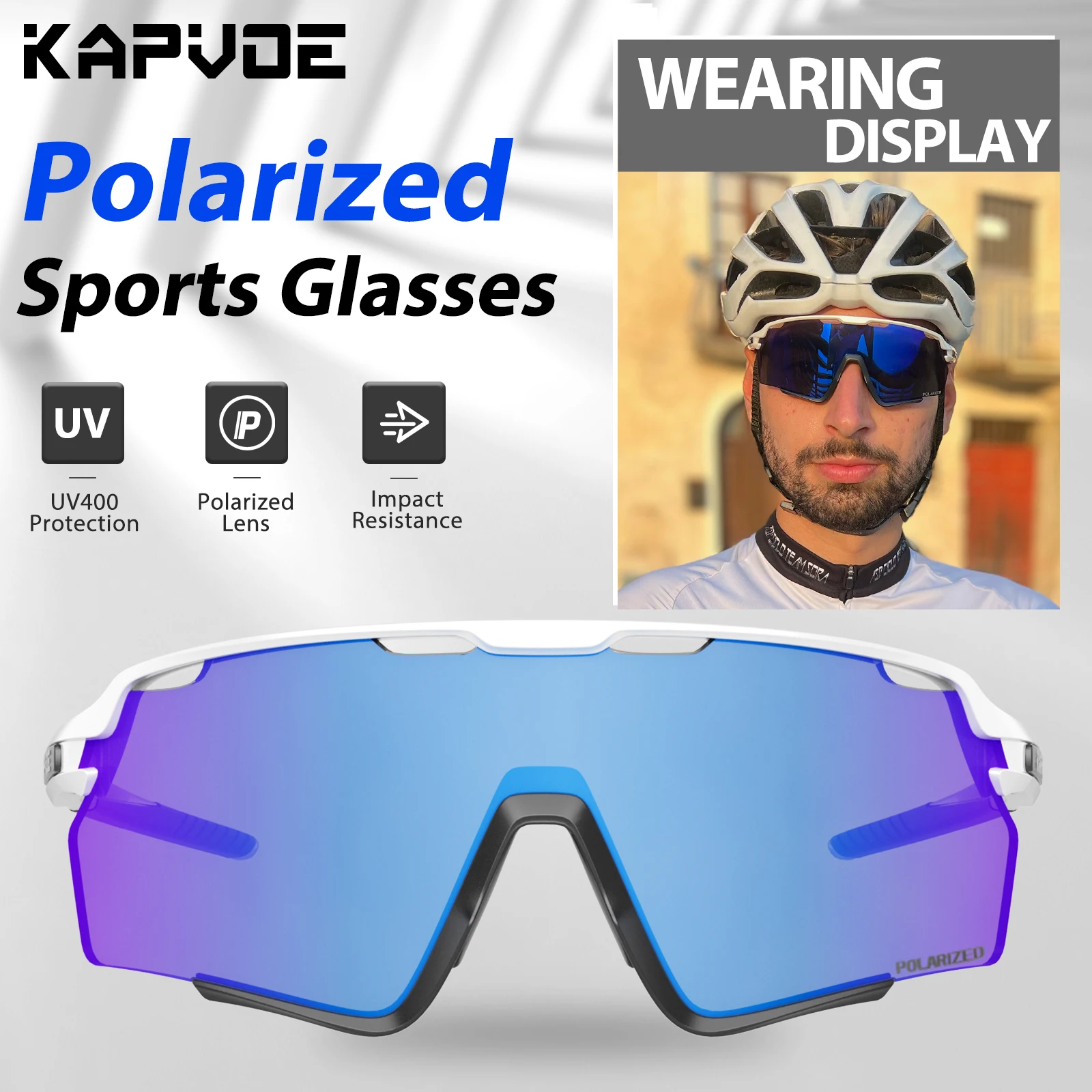 Kapvoe 새로운 야외 자전거 안경 사이클링 안경 사 - Mountain Biking Sunglasses 리뷰 및 가격