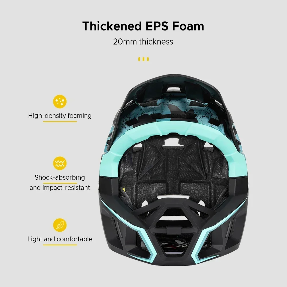 산악 자전거 안전 사이클링 장비 풀페이스 MTB 헬멧  - Mountain Biking Full Face Helmet 리뷰 및 가격