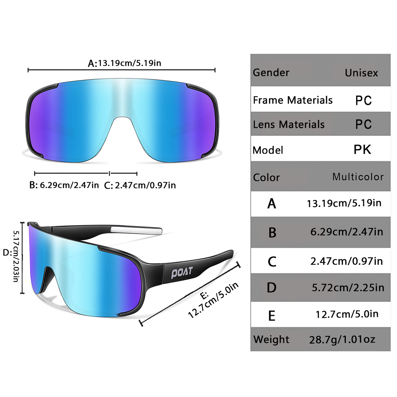 POAT UV400 사이클링 선글라스 남성 여성 - 낚 - Mountain Biking Sunglasses 리뷰 및 가격