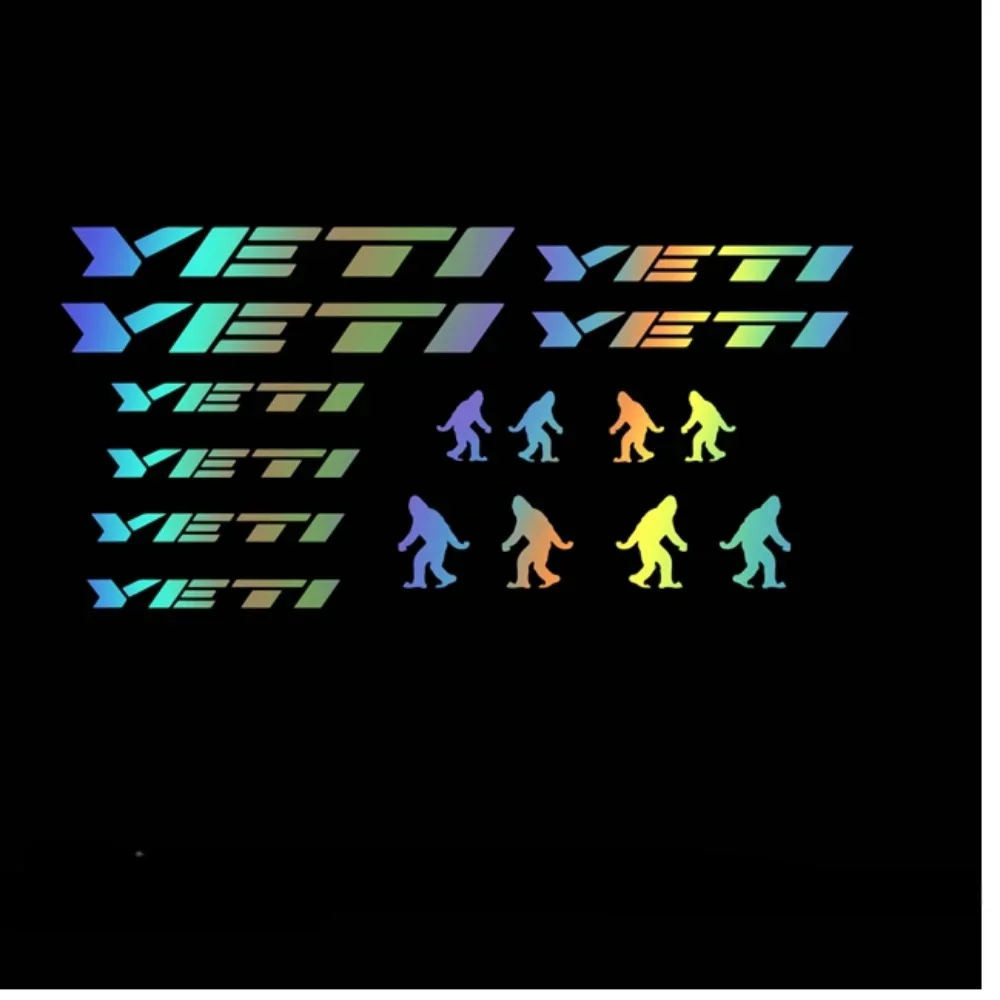 YETI 자전거용 방수 비닐 컷 스티커 데칼, 자전거  - Mountain Biking Equipment 리뷰 및 가격