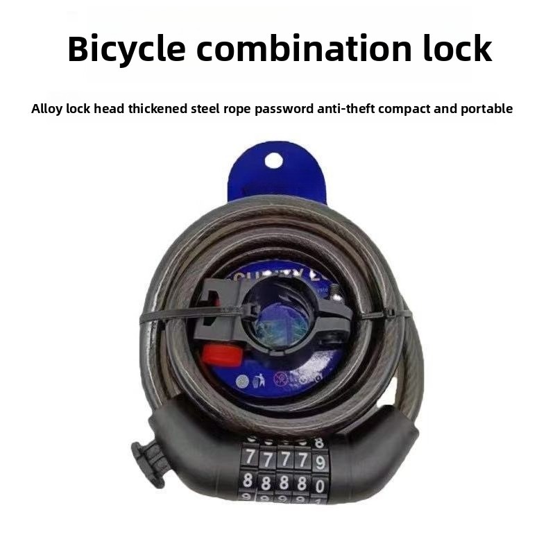 자전거 잠금장치, 전기 자전거 5자리 비밀번호 잠금장치 - Mountain Biking Equipment 리뷰 및 가격