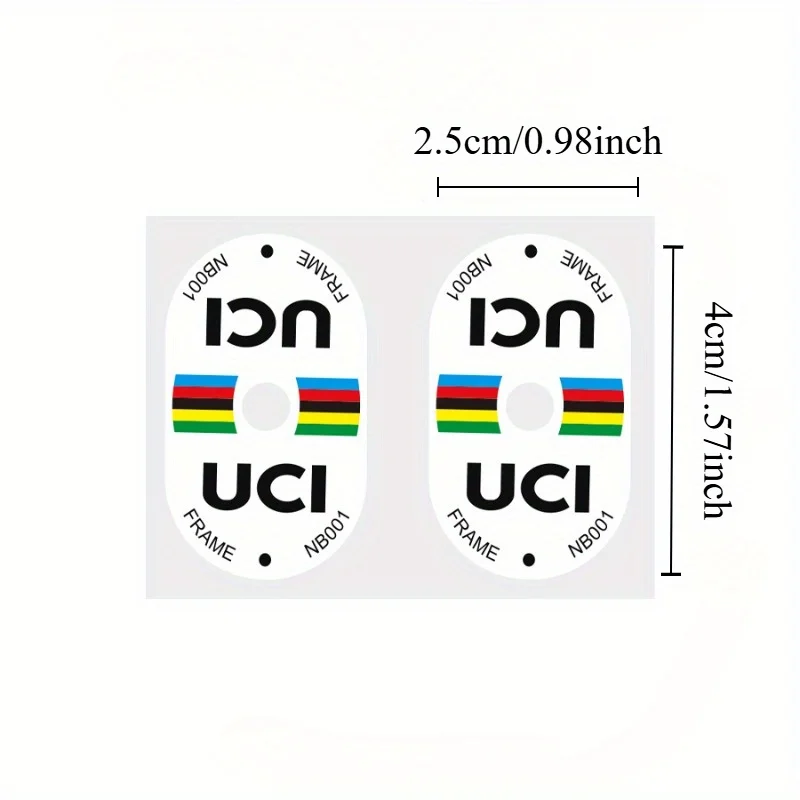 2Pcs UCI 인증 자전거 밸브 스티커 PVC 스크래 - Mountain Biking Uci 리뷰 및 가격