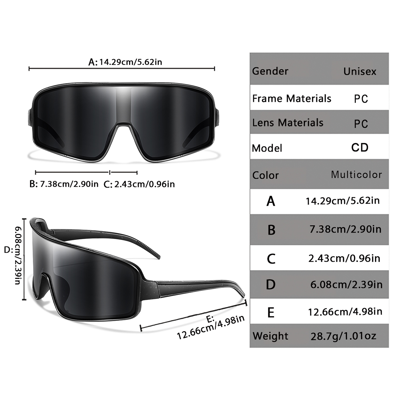 야외 캐주얼 선글라스 대형 렌즈 방풍 스포츠 자전거 남 - Mountain Biking Sunglasses 리뷰 및 가격