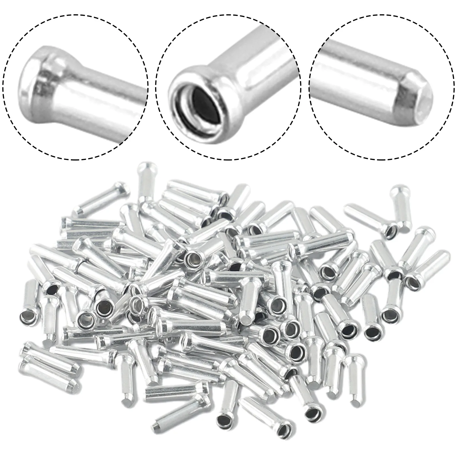 100pcs 자전거 케이블 팁 세트 산악 자전거 변속기 - Mountain Biking Tips 리뷰 및 가격