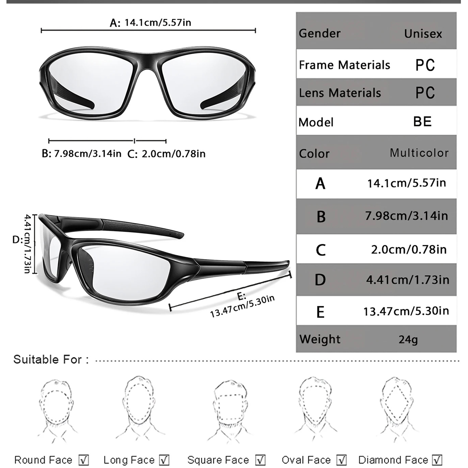 포토크로믹 안경 자전거용 아이웨어 남녀공용 MTB 자전 - Mountain Biking Sunglasses 리뷰 및 가격