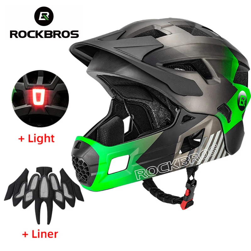 ROCKBROS 어린이용 탈부착 가능 풀페이스 자전거  - Mountain Biking Full Face Helmet 리뷰 및 가격