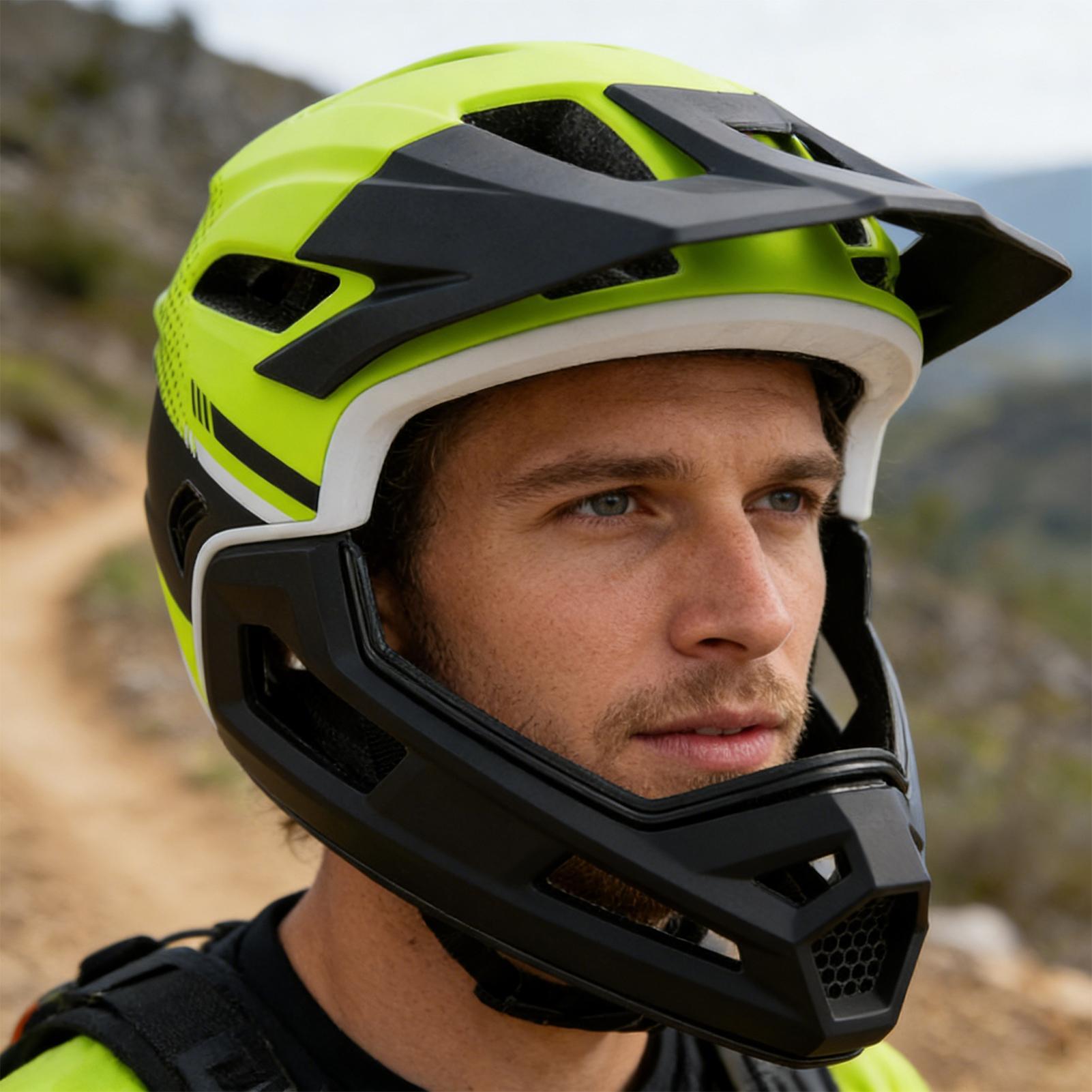 산악 자전거 풀페이스 헬멧 사이클링 헤드 커버 보호 사 - Mountain Biking Full Face Helmet 리뷰 및 가격