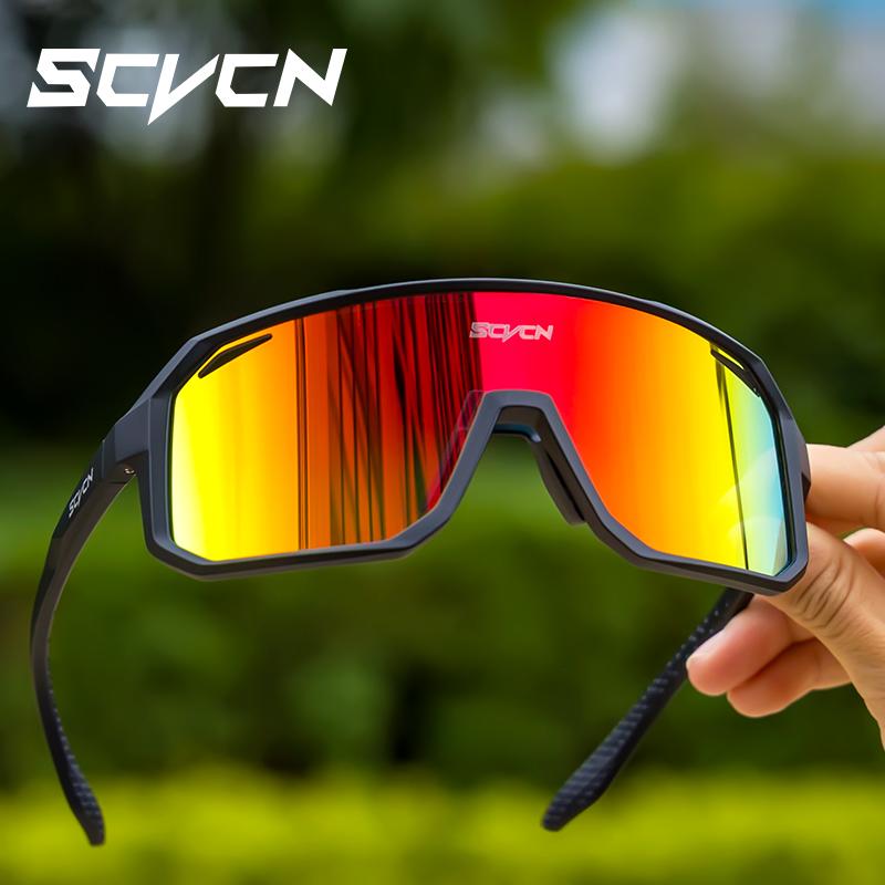 SCVCN 새로운 사이클링 선글라스 남자 도로 운전 자 - Mountain Biking Sunglasses 리뷰 및 가격