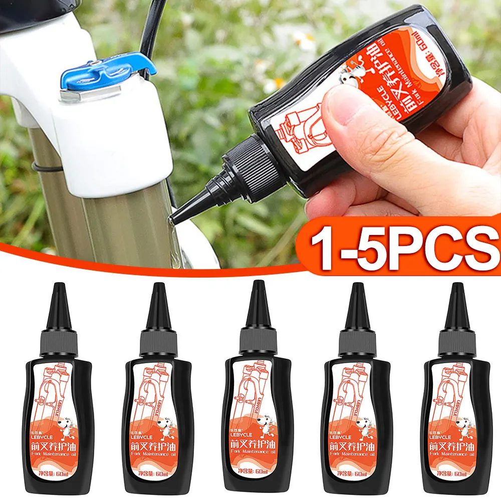 1-5pcs 60ML 산악 자전거 프론트 포크 충격 흡 - Mountain Biking Equipment 리뷰 및 가격