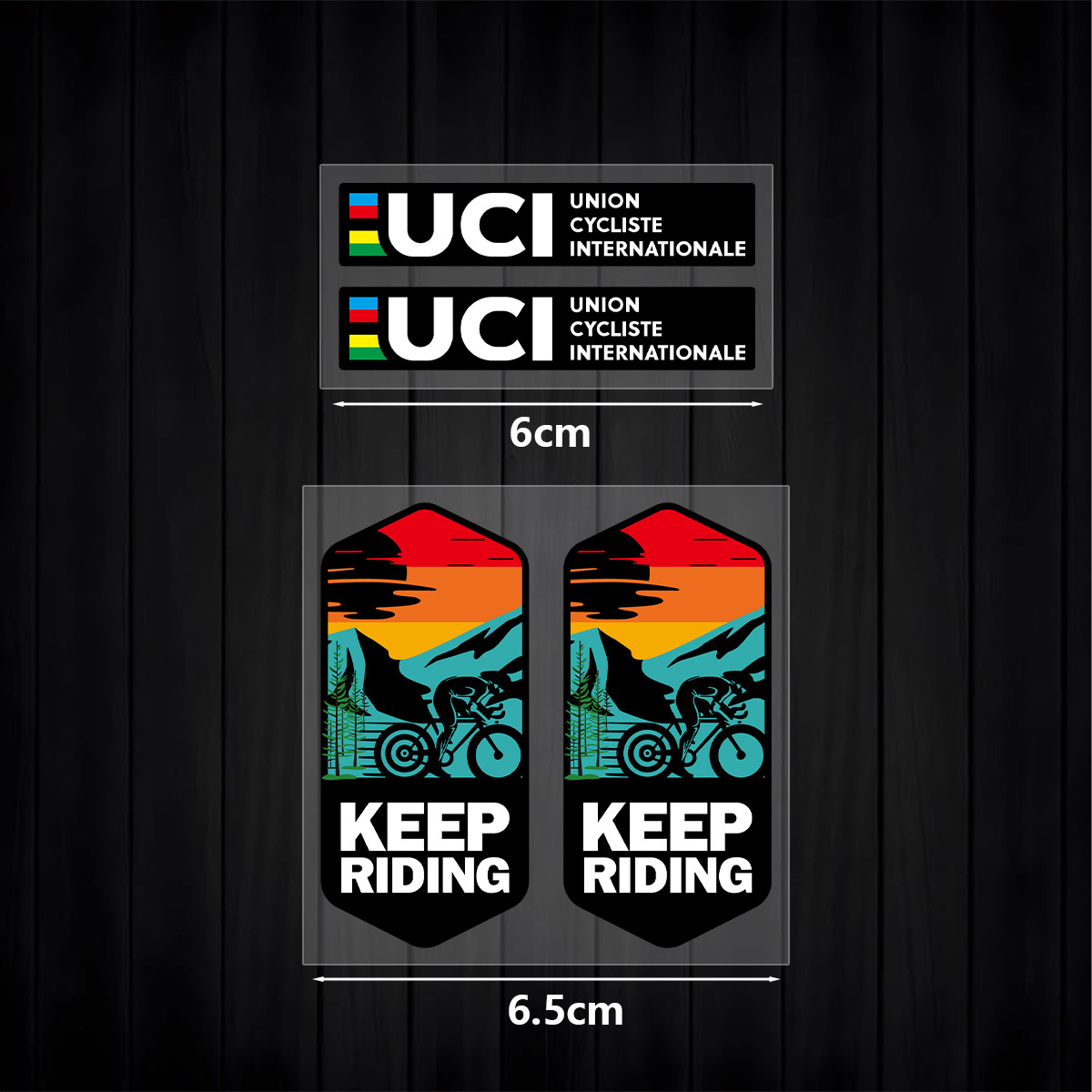 UCI Keep Riding 스티커 세트 1세트 방수  - Mountain Biking Uci 리뷰 및 가격