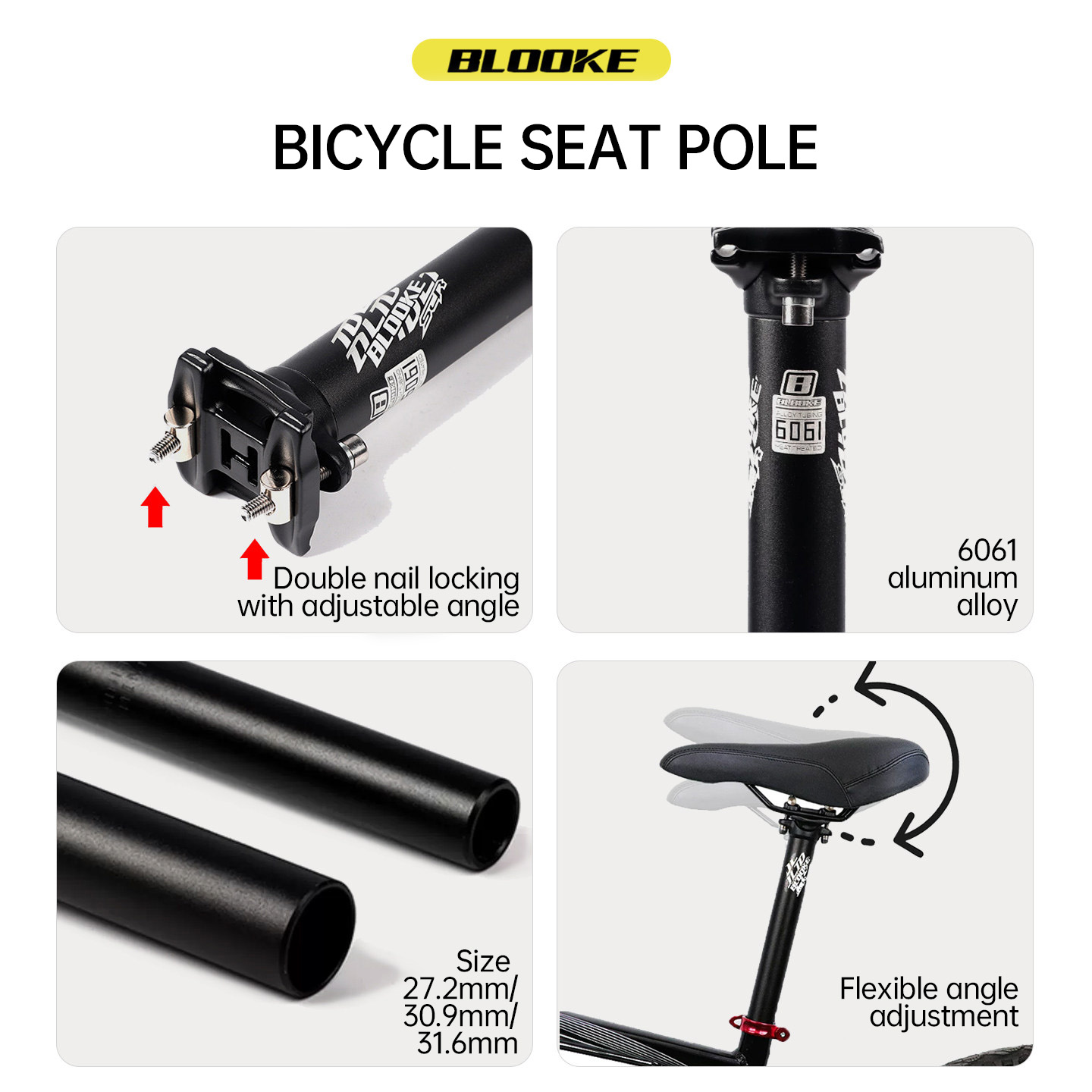 BLOOKE 산악 자전거 핸들바, 스템 및 시트포스트  - Mountain Biking Experience 리뷰 및 가격