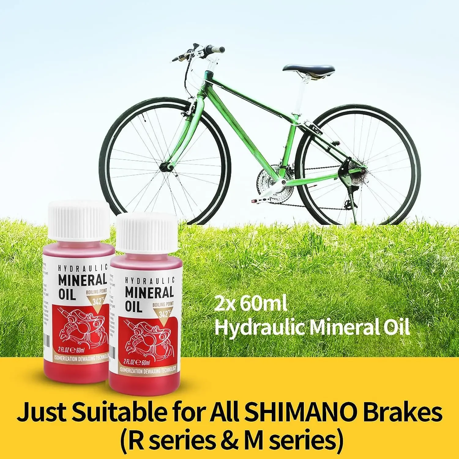 자전거 브레이크 미네랄 오일 60ML 자전거 유압 디스 - Mountain Biking Equipment 리뷰 및 가격