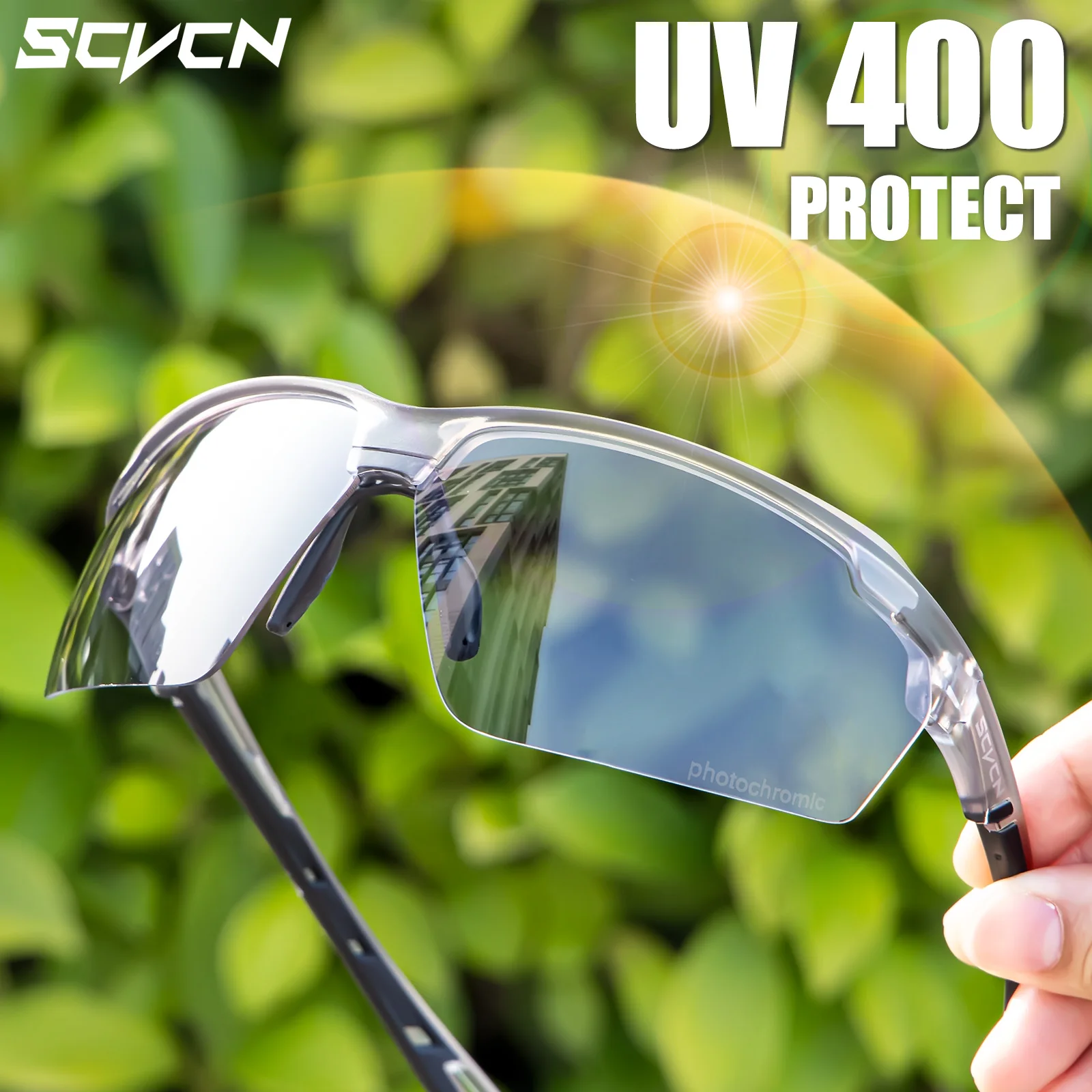 SCVCN 변색 자전거 선글라스 자전거 MTB 자전거  - Mountain Biking Sunglasses 리뷰 및 가격